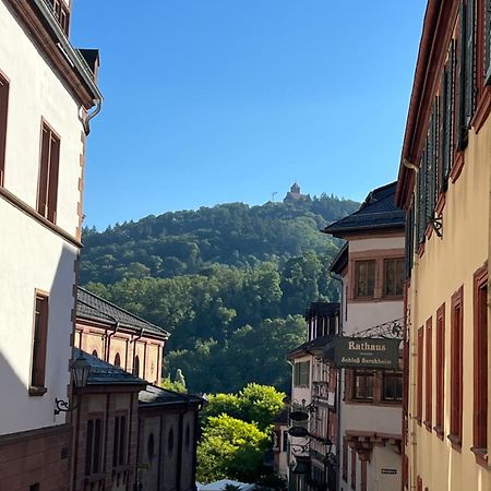 Ferienwohnung Burgenblilck Weinheim Buitenkant foto